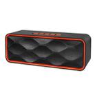 SC211 Multifunctional Card Music Playback Bluetooth Speaker, Support Handfree Call & TF Card & U-disk & AUX Audio & FM Function(Orange) - 1