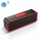 SC211 Multifunctional Card Music Playback Bluetooth Speaker, Support Handfree Call & TF Card & U-disk & AUX Audio & FM Function(Red) - 1