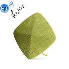 JOYROOM JR-M03 Portable Fabric Design Bluetooth Stereo Speaker, with Built-in MIC, Support TF Card & AUX IN & USB, Bluetooth Distance: 10m(Green) - 1