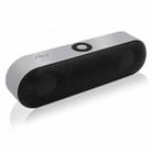 NBY-18 Mobile Phone Wireless Bluetooth Multi-function Mini Speaker, Support TF Card(Silver Grey) - 1