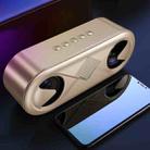 S6 Portable Subwoofer Mini Card Bluetooth Speaker (Gold) - 1