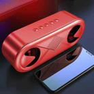 S6 Portable Subwoofer Mini Card Bluetooth Speaker (Red) - 1