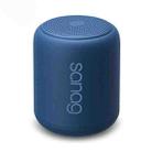 SanagX6 Portable Mini Waterproof Super Subwoofer Wireless Bluetooth Speaker, Support 32G TF Card(Blue) - 1