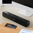 LEERFEI E91 10W Long Bar Shape Dual-speaker Multimedia Radio Bluetooth Audio, Support TF Card / U Disk / 3.5mm AUX, Support TF Card / U Disk / 3.5mm AUX(Black) - 1