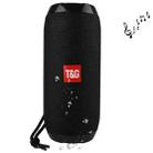 T&G TG117 Portable Bluetooth Stereo Speaker, with Built-in MIC, Support Hands-free Calls & TF Card & AUX IN & FM, Bluetooth Distance: 10m(Black) - 1
