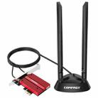 COMFAST CF-AX181 PLUS 3000Mbps Tri-band + Bluetooth 5.2 Wireless WiFi6E PCI-E Network Card - 1