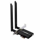 COMFAST CF-AX181 PRO 3000Mbps Tri-band + Bluetooth 5.2 Wireless WiFi6E PCI-E Network Card with Heat Sink - 1