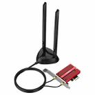 COMFAST CF-AX210 PLUS 5374Mbps Tri-band + Bluetooth 5.2 Wireless WiFi6E PCI-E Network Card - 1