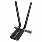 COMFAST CF-AX210 PRO 5374Mbps Tri-band + Bluetooth 5.2 Wireless WiFi6E PCI-E Network Card with Heat Sink - 1