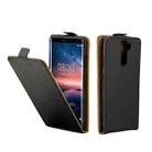 Business Style Vertical Flip TPU Leather Case  for Nokia 8 sirocco , with Card Slot (Black) - 1