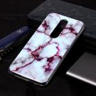 Marble Pattern Soft TPU Case For Nokia 6.1 Plus (Nokia X6)(Red) - 1