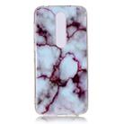 Marble Pattern Soft TPU Case For Nokia 6.1 Plus (Nokia X6)(Red) - 2