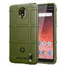 Shockproof Rugged Shield Full Coverage Protective Silicone Case for Nokia 1 Plus(Army Green) - 1