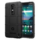 Full Coverage Shockproof TPU Case for Nokia 3.1 Plus, US Version (Black) - 1