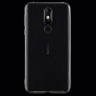 0.75mm Ultrathin Transparent TPU Soft Protective Case for Nokia 7.1 - 1