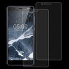 2 PCS 9H 2.5D Tempered Glass Film for Nokia 5.1 - 1