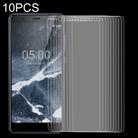 10 PCS 9H 2.5D Tempered Glass Film for Nokia 5.1 - 1