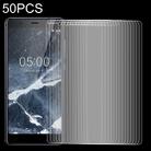 50 PCS 9H 2.5D Tempered Glass Film for Nokia 5.1 - 1