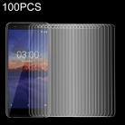 100 PCS 9H 2.5D Tempered Glass Film for Nokia 3.1 - 1