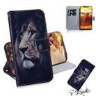 Lion Pattern Coloured Drawing Horizontal Flip Leather Case for Nokia 8.1 / X7, with Holder & Card Slots & Wallet - 1