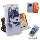 White Wolf Pattern Coloured Drawing Horizontal Flip Leather Case for Nokia 3.1 Plus, with Holder & Card Slots & Wallet - 1