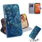 Apricot Flower Pattern Coloured Drawing Horizontal Flip Leather Case for Nokia 3.1 Plus, with Holder & Card Slots & Wallet - 1