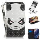 3D Colored Drawing Angry Bear Pattern Horizontal Flip Leather Case for Nokia 9, with Holder & Card Slots & Wallet - 1