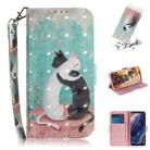 3D Colored Drawing Cats Pattern Horizontal Flip Leather Case for Nokia 9, with Holder & Card Slots & Wallet - 1