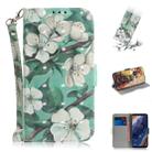 3D Colored Drawing Watercolor Flower Pattern Horizontal Flip Leather Case for Nokia 9, with Holder & Card Slots & Wallet - 1