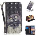 3D Colored Drawing Hug Cat Pattern Horizontal Flip Leather Case for Nokia 4.2, with Holder & Card Slots & Wallet - 1