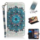 3D Colored Drawing Peacock Wreath Pattern Horizontal Flip Leather Case for Nokia 4.2, with Holder & Card Slots & Wallet - 1