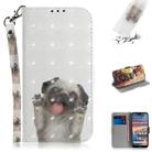 3D Colored Drawing Dog Pattern Horizontal Flip Leather Case for Nokia 4.2, with Holder & Card Slots & Wallet - 1