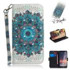 3D Colored Drawing Peacock Wreath Pattern Horizontal Flip Leather Case for Nokia 3.2, with Holder & Card Slots & Wallet - 1