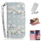 3D Colored Drawing Magnolia Pattern Horizontal Flip Leather Case for Nokia 3.2, with Holder & Card Slots & Wallet - 1