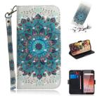 3D Colored Drawing Peacock Wreath Pattern Horizontal Flip Leather Case for Nokia 1 Plus, with Holder & Card Slots & Wallet - 1