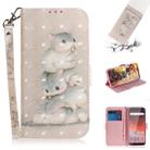 3D Colored Drawing Squirrels Pattern Horizontal Flip Leather Case for Nokia 1 Plus, with Holder & Card Slots & Wallet - 1