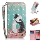 3D Colored Drawing Cats Pattern Horizontal Flip Leather Case for Nokia 1 Plus, with Holder & Card Slots & Wallet - 1