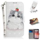 3D Colored Drawing Cute Cat Pattern Horizontal Flip Leather Case for Nokia 1 Plus, with Holder & Card Slots & Wallet - 1