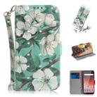 3D Colored Drawing Watercolor Flower Pattern Horizontal Flip Leather Case for Nokia 1 Plus, with Holder & Card Slots & Wallet - 1