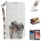 3D Colored Drawing Dog Pattern Horizontal Flip Leather Case for Nokia 1 Plus, with Holder & Card Slots & Wallet - 1