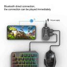 GAMWING MIX Portable Bluetooth 4.0 Keyboard Mouse Converter Eating Chicken Game Auxiliary Tool(Black) - 7