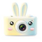 D3 PLUS 1200W Pixel Lens Rabbit Cartoon Mini Digital Sport Camera with 2.0 inch Screen for Children (Blue) - 1