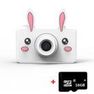 D9 8.0 Mega Pixel Lens Fashion Thin and Light Mini Digital Sport Camera with 2.0 inch Screen & Rabbit Shape Protective Case & 16G Memory for Children - 1
