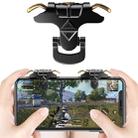 Taurus MK-1 Aluminum Alloy Adjustable Snap-type Four-finger Linkage Mechanical Press Shooting Game Handle for Mobile Phones within The Thickness of 6.5-10.5mm, Compatible with IOS & Android System - 1