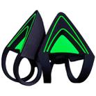 Razer Gaming Headsets Cat Ear Accessories for Razer Kraken Headphone (Green) - 1