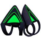 Razer Gaming Headsets Cat Ear Accessories for Razer Kraken Headphone (Green) - 2