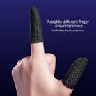 10 PCS Nylon + Conductive Fiber Non-slip Sweat-proof Mobile Phone Game Touch Screen Finger Cover for Thumb / Index Finger (Black White) - 6