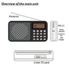 DAB-P8 Portable Multifunctional DAB Digital Radio, Support Bluetooth, MP3 - 6