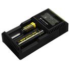 Nitecore D2 Intelligent Digi Smart Charger with LED Indicator for 14500, 16340 (RCR123), 18650, 22650, 26650, Ni-MH and Ni-Cd (AA, AAA) Battery - 2