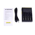 Nitecore D4 Intelligent Digi Smart Charger with LCD Display for 14500, 16340 (RCR123), 18650, 22650, 26650, Ni-MH and Ni-Cd (AA, AAA) Battery - 6